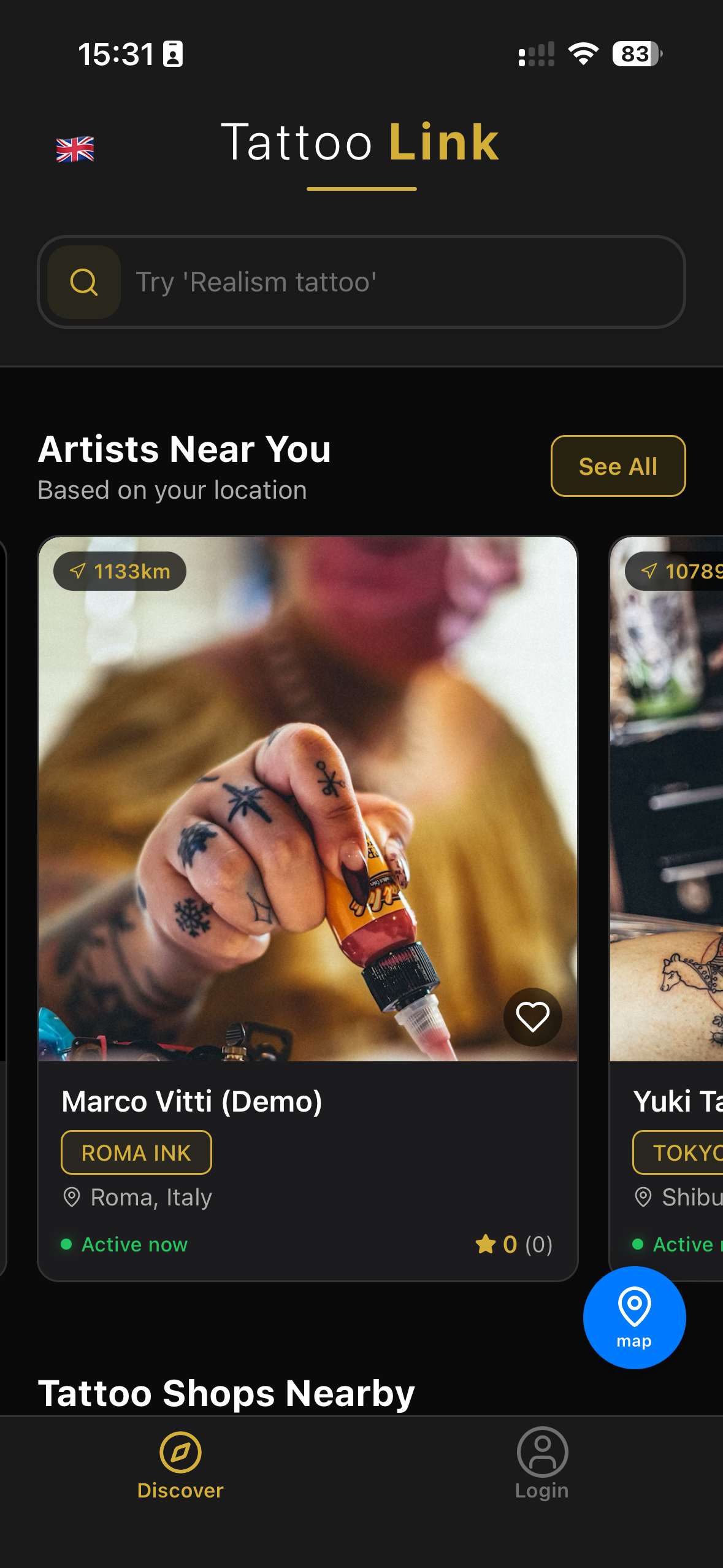 Discover Artists